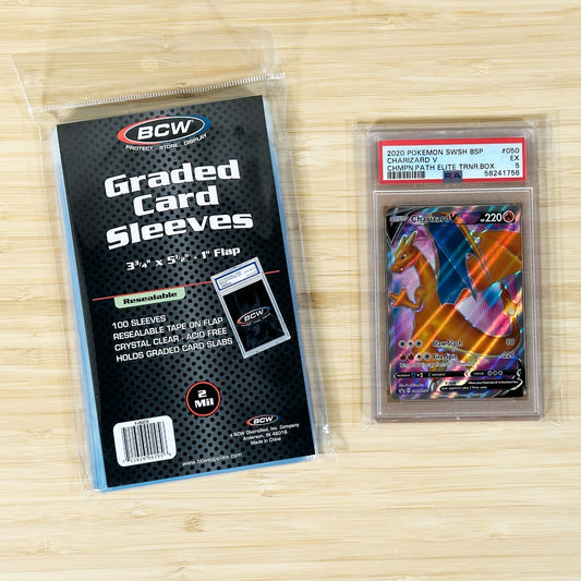 Resealable Graded Card Sleeves (100 bags)