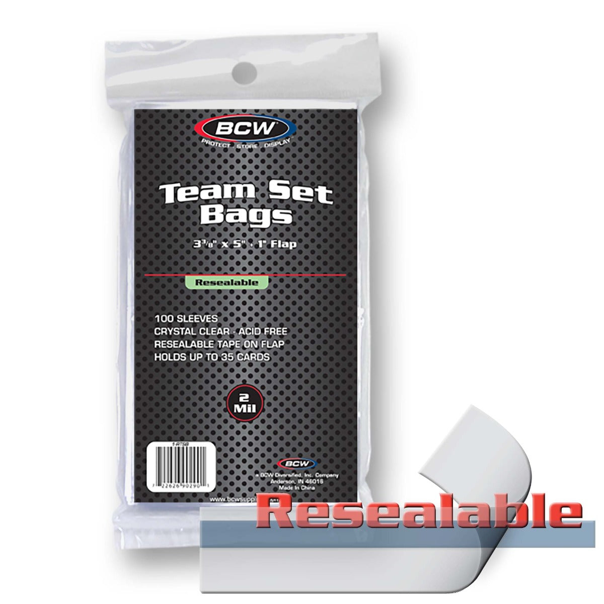 Resealable Team Set Bags (100 Bags)