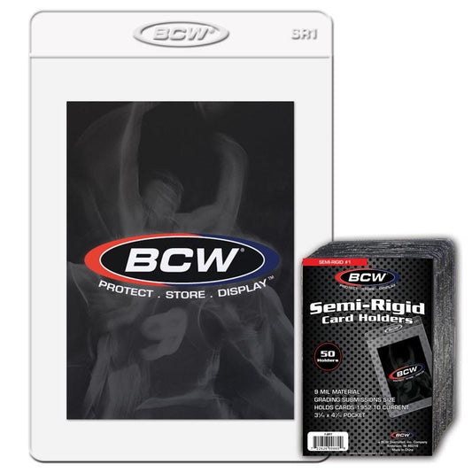 BCW Semi-Rigid Card Holder (50)