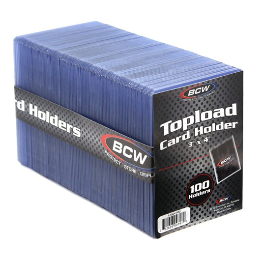 3x4 Topload Card Holder - Standard (100 CT. Pack)