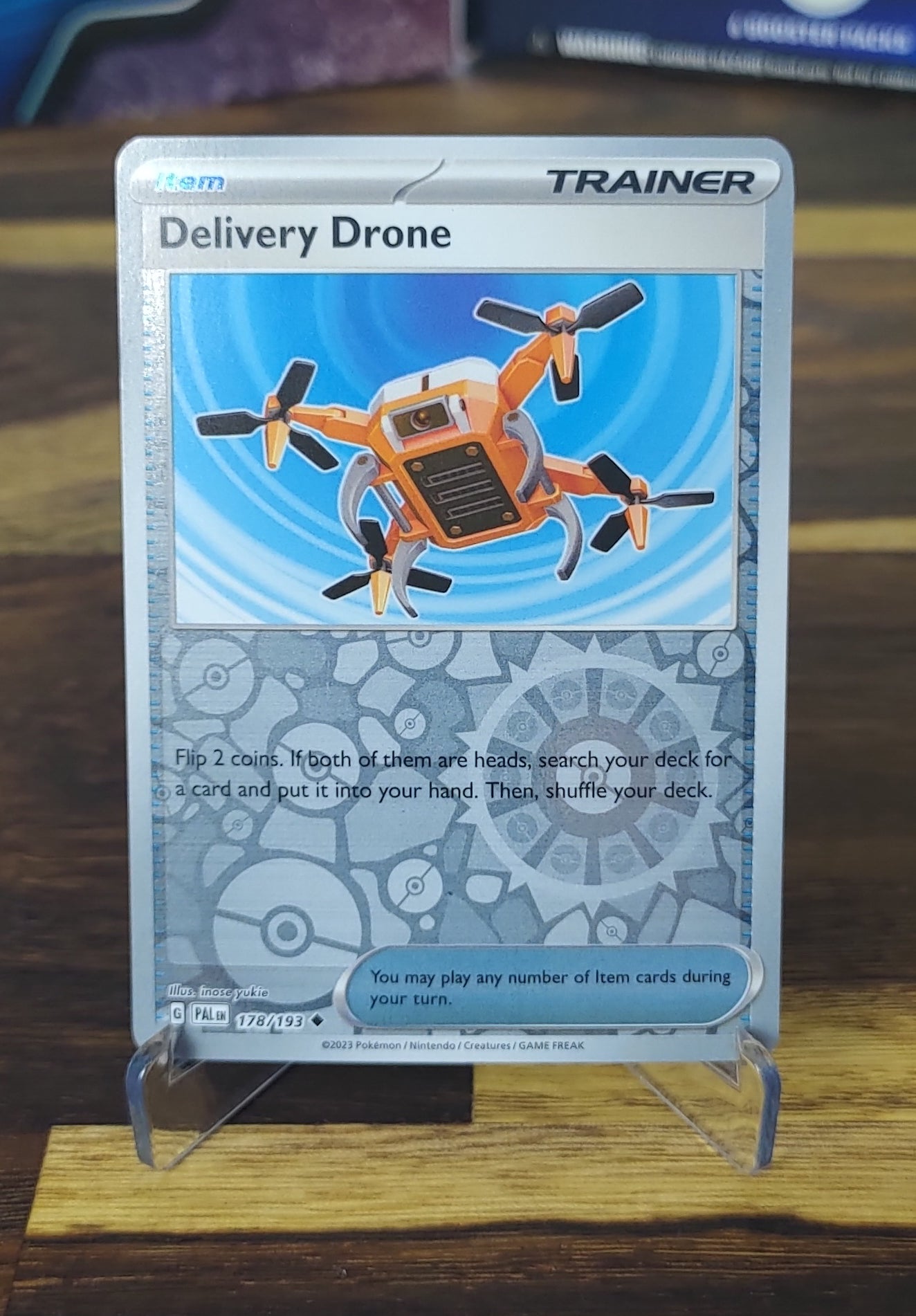 Delivery Drone Reverse Holo 178 Paldea Evolved