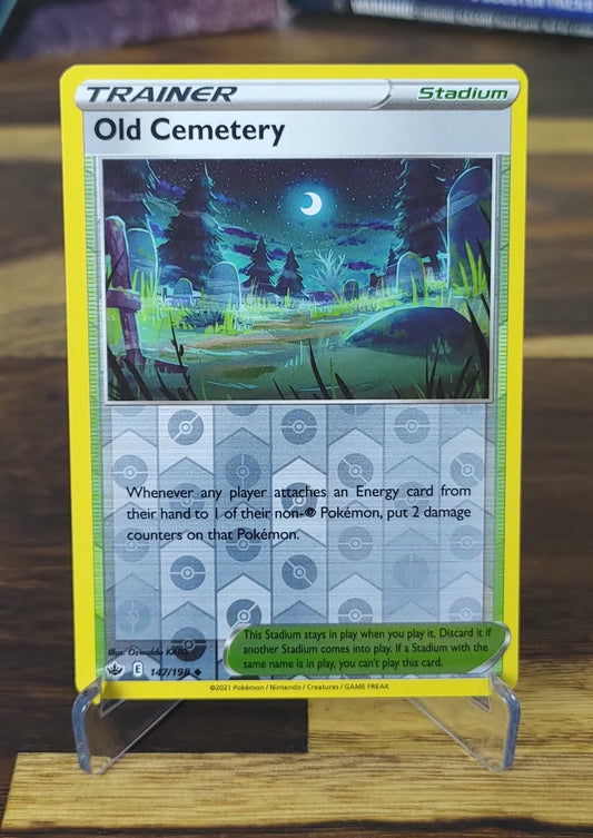 Old Cemetery Reverse Holo 147 Chilling Reign