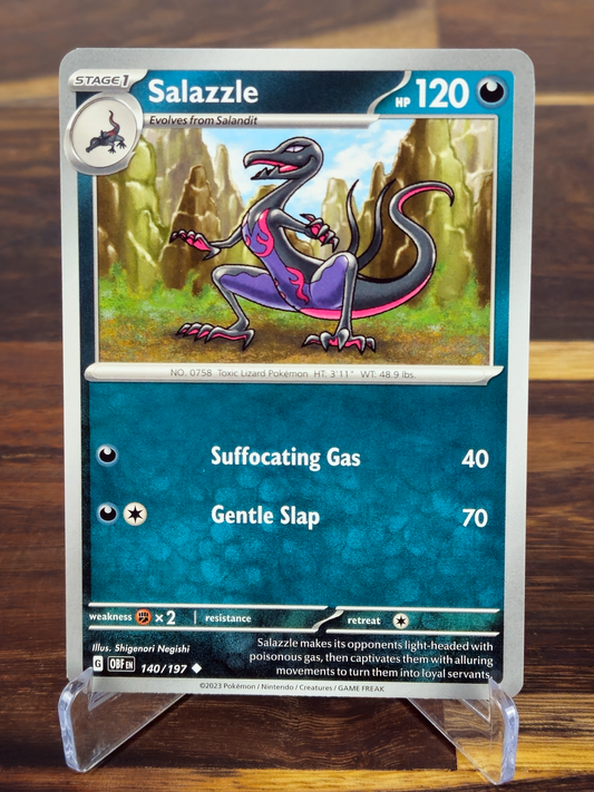 Salazzle 140 Obsidian Flames