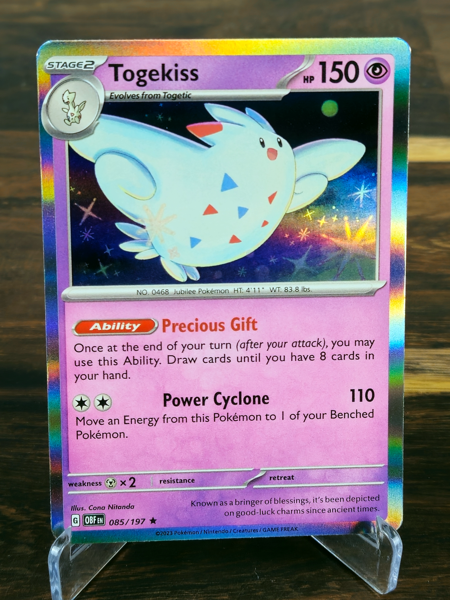 Togekiss 85 Obsidian Flames