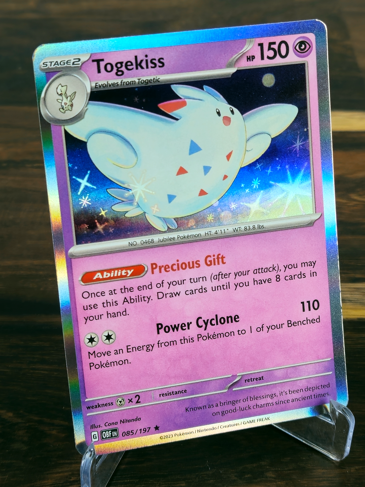 Togekiss 85 Obsidian Flames