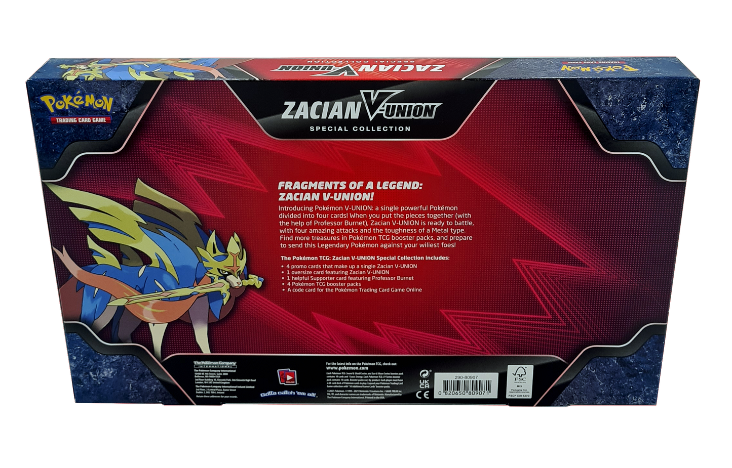 Pokemon V-Union Special Collection Zacian